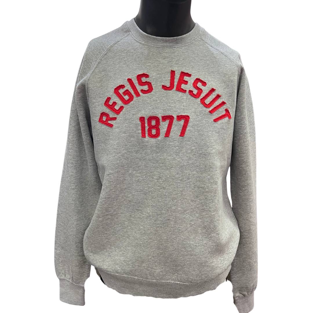 Vintage Fleece Raglan Crewneck with Arch Logo