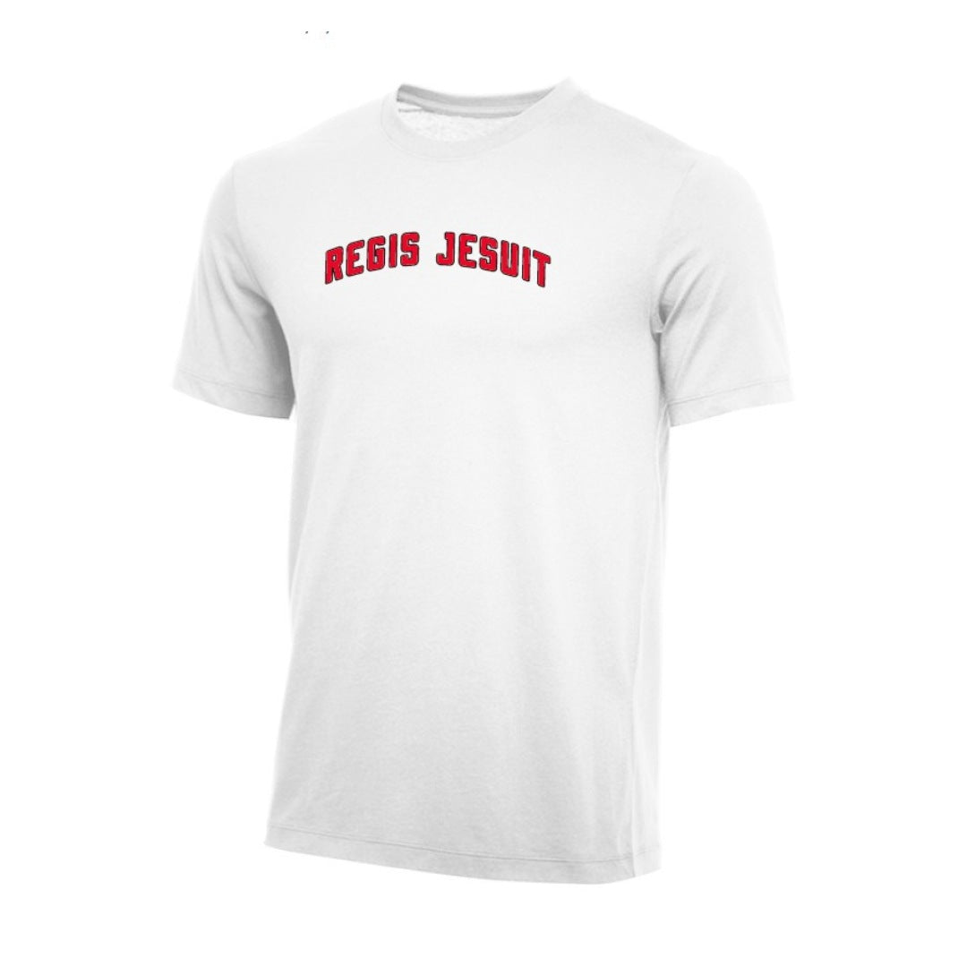 Nike Short Sleeve Cotton Crew with Arch Logo