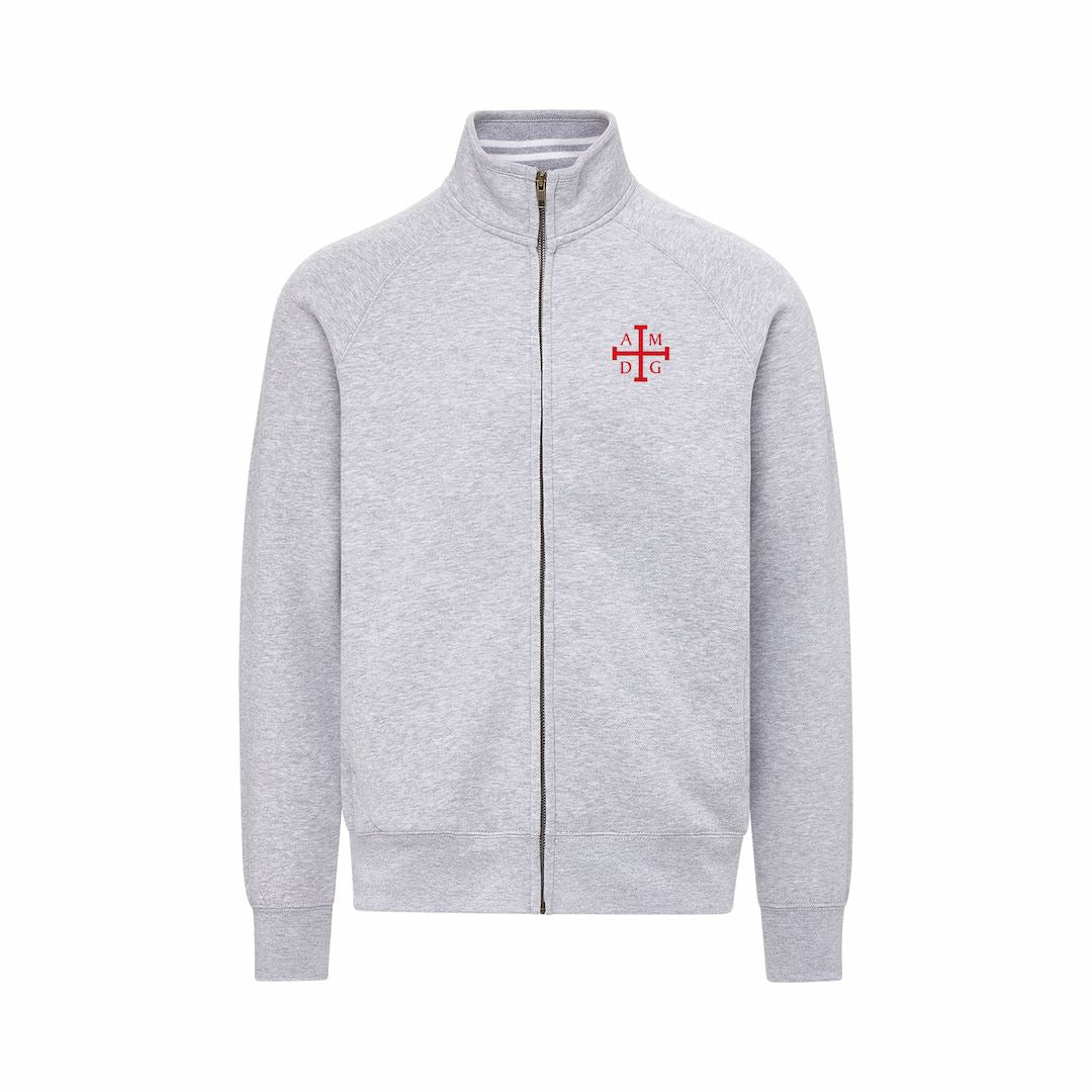 Vintage Fleece Jacket with AMDG Embroidery