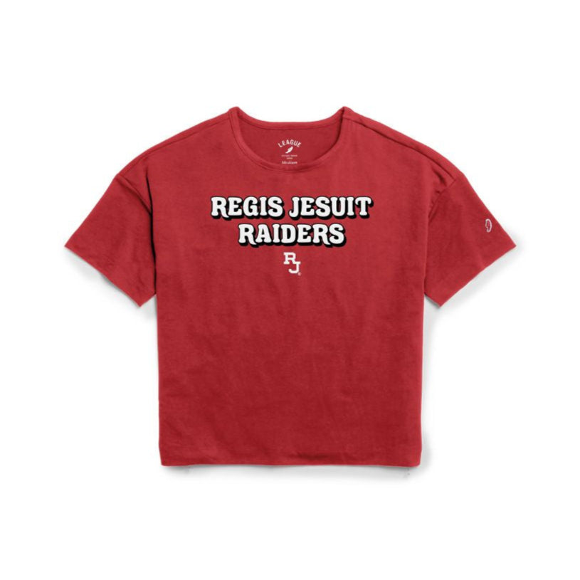 Women's Boxy Tee with Bubble Letters - FINAL SALE