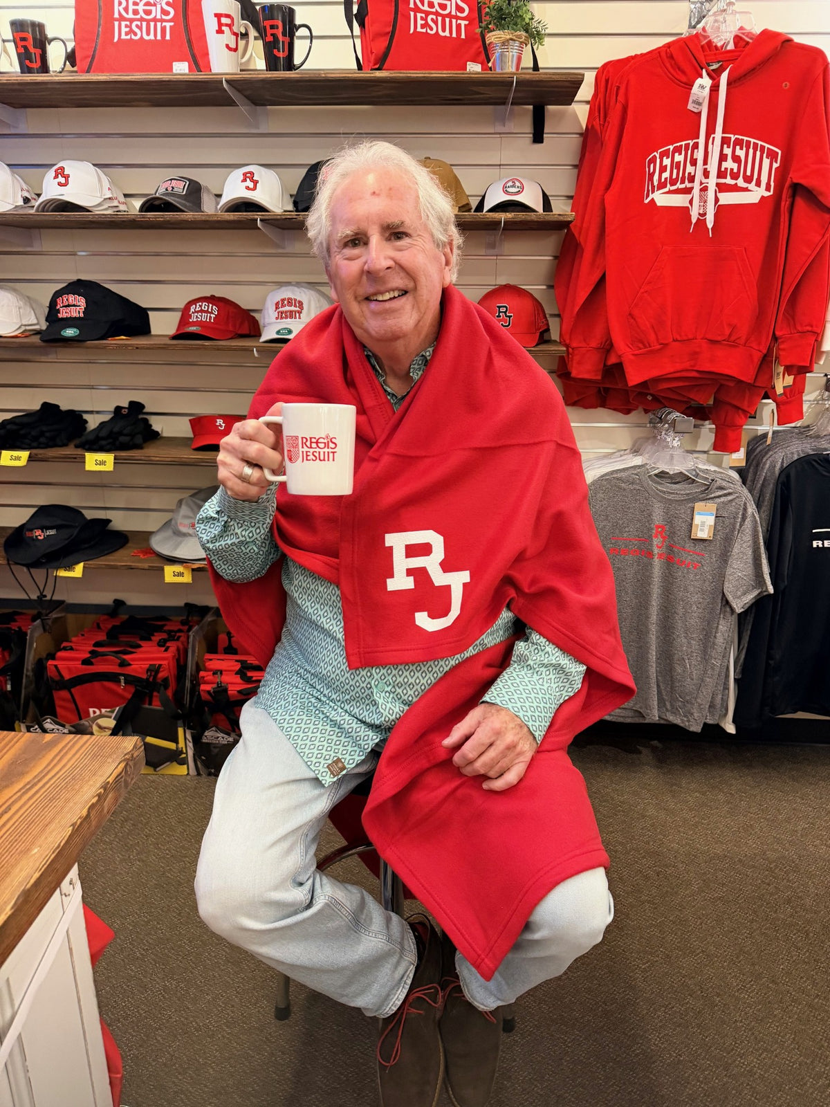 Rich red core fleece blanket - Port Authority