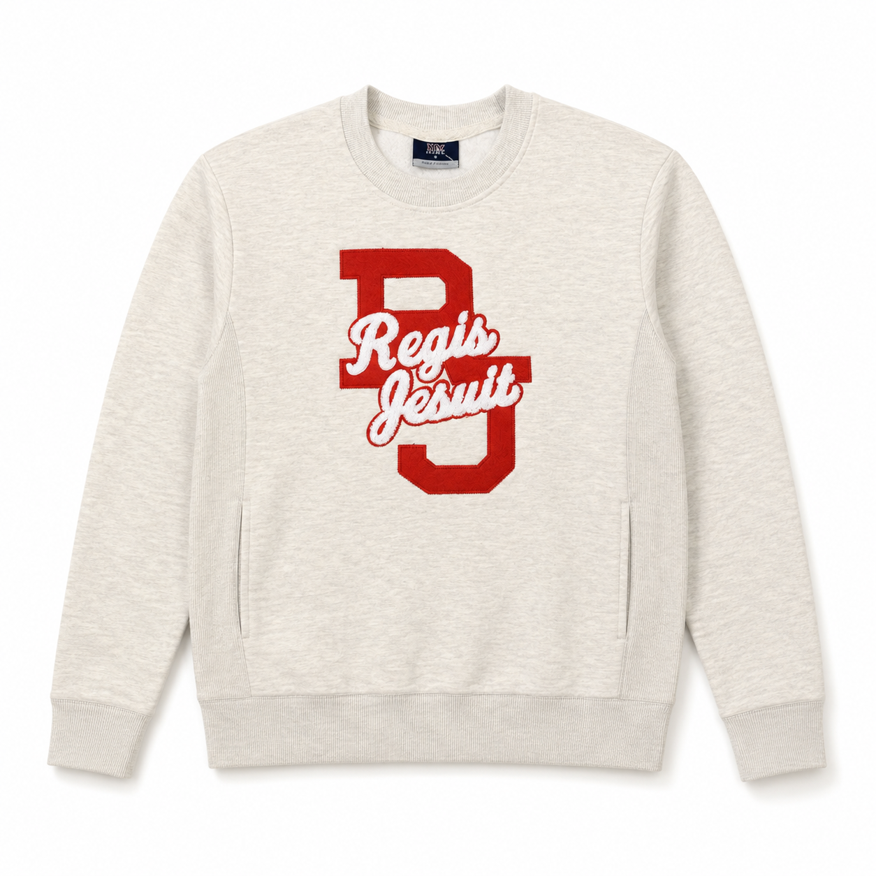 MV Sport Crew Sweatshirt Oatmeal w/ pockets