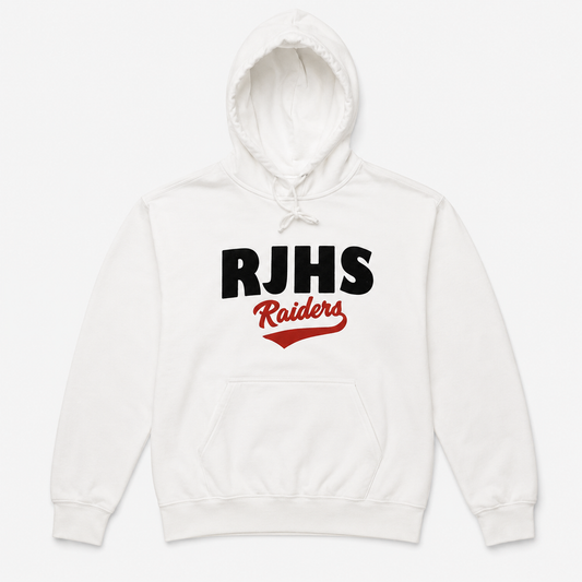 MV Sport Hoodie Crew White RJHS Raiders