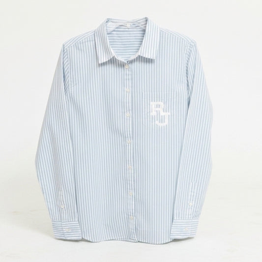 Women's Blue & White Stripe RJ Oxford - FINAL SALE