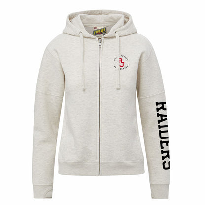 Ladies Vintage Fleece Full Zip Jacket - Raiders