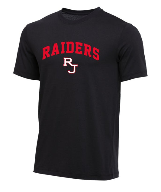 Nike Short Sleeve Cotton Crew with Raiders RJ