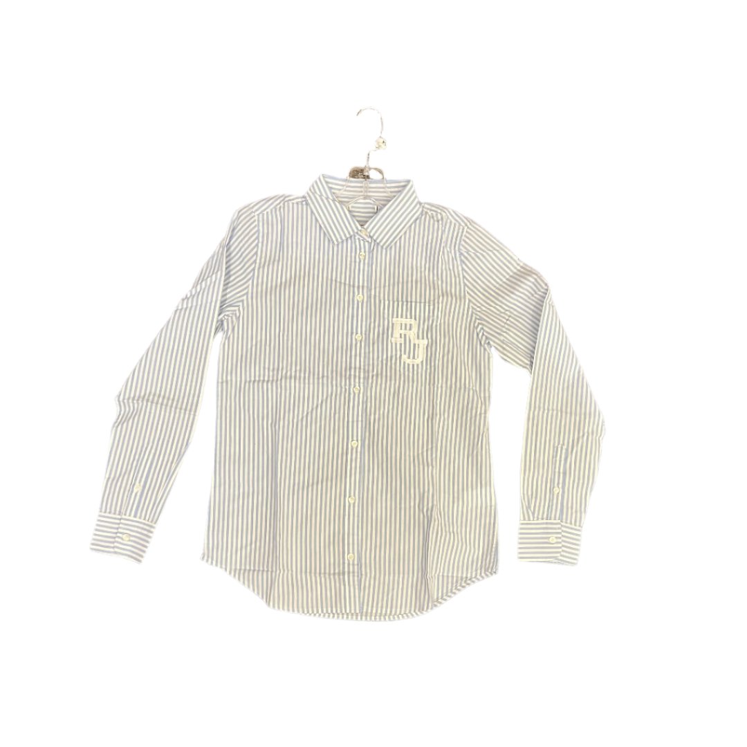 Blue & White Stripe Oxford w/ RJ