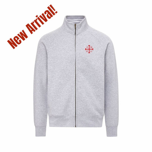 Vintage Fleece Jacket with AMDG Embroidery