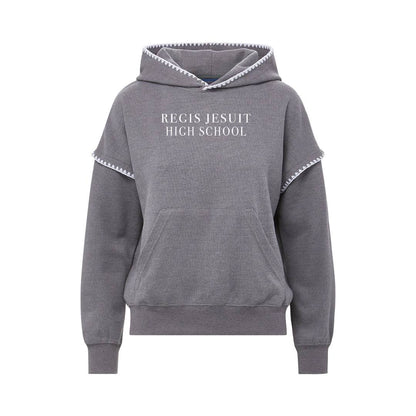 Embroidered Sweater Hoodie - Regis Jesuit