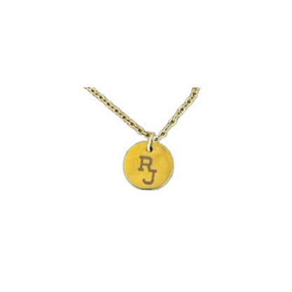 RJ Gold Pendant Necklace